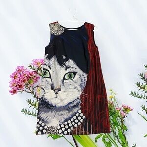 Le  galeriste dress. For all cat lovers!
